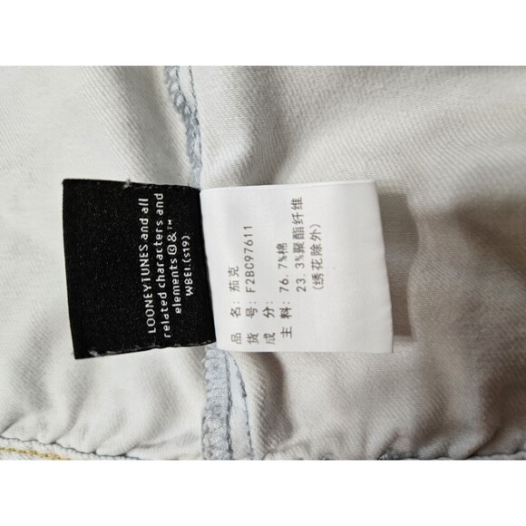 Vintage Looney Tunes Mini Peace Denim Jacket , 150/68 - Picture 10 of 12